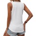 KILISU Womens Muscle Tank Tops Eyelet Embroidery Shirts Casual Loose Solid Color Sleeveless Tops Dressy Blouses